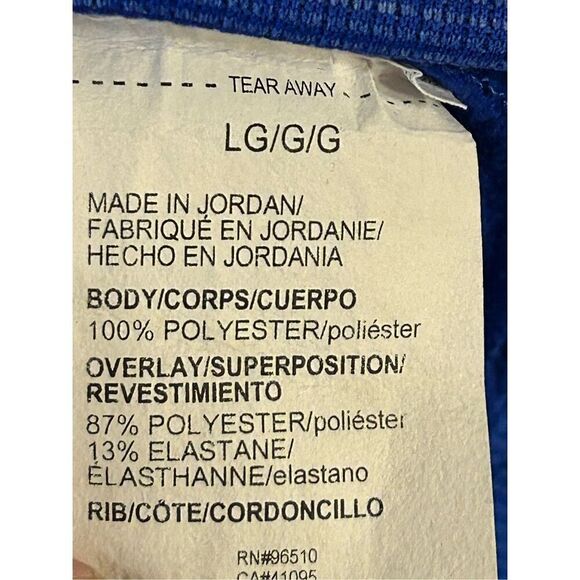 UNDER ARMOUR Sweater Adult Large Blue Golf Fleece Pullover 1/4 Zip nwt (0610) - Picture 5 of 6